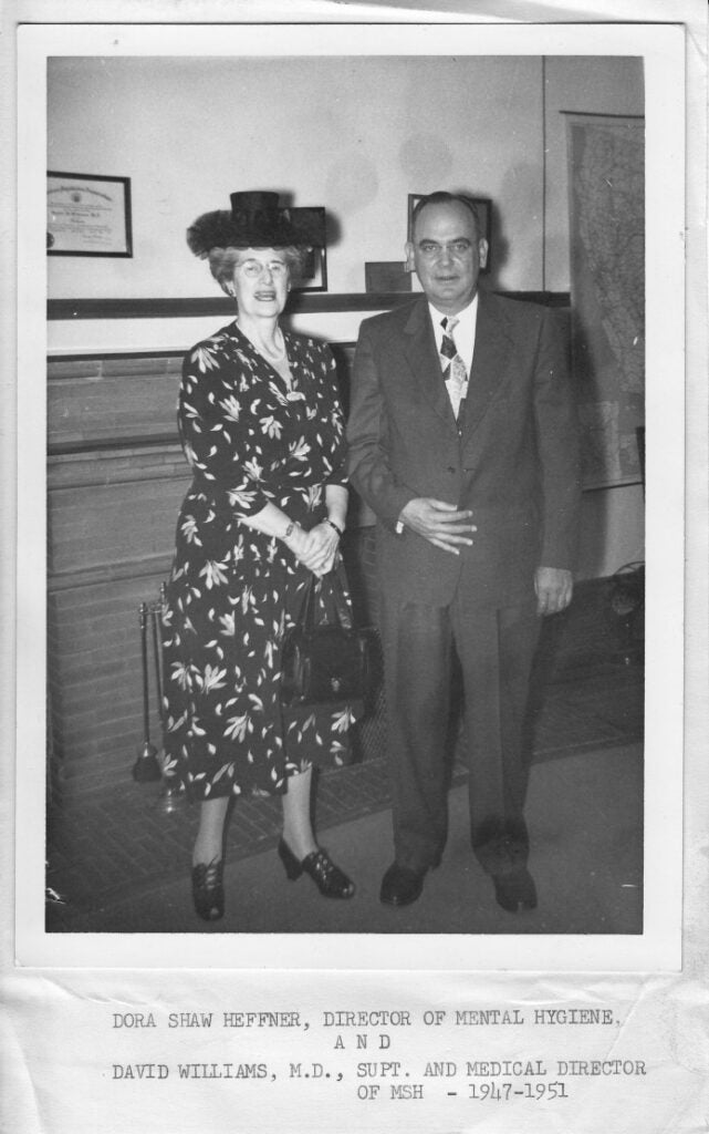 Dora Heffner and David Williams ca 1950